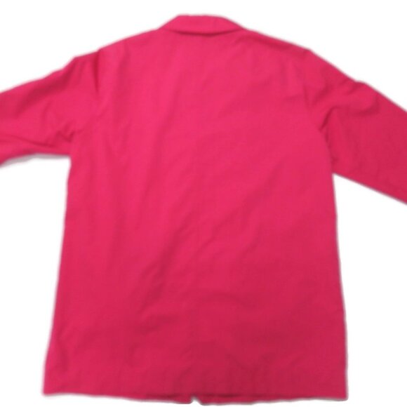 LL Bean 3 in 1 Jacket Womens XL Pink + Bucket Hat Long Trench Nylon Wool Rain - Picture 12 of 12